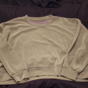 Lululemon Softstreme Green Crew Neck